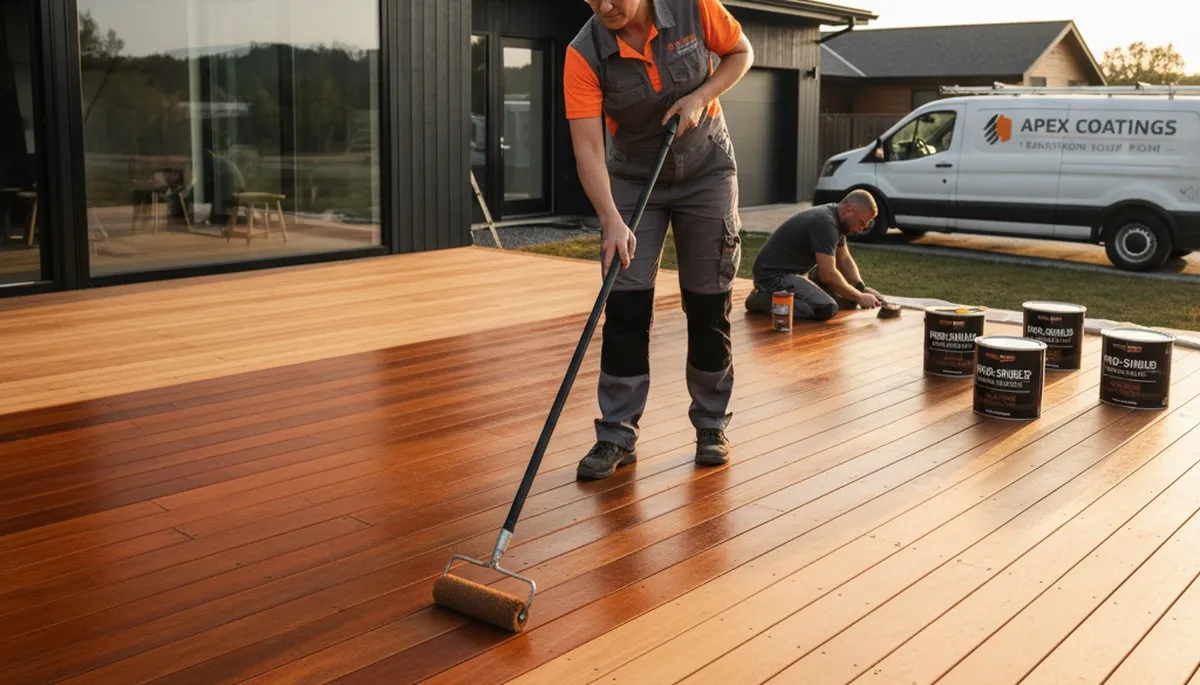 Professional deck staining and sealing in Cleveland, OH for long-lasting wood protection