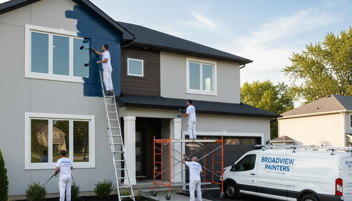 Professional house painters serving Cleveland, OH for interior and exterior painting services