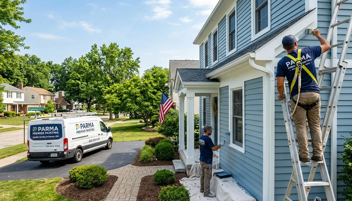 Professional house painters in Cleveland OH providing expert residential painting services